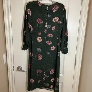 slim fit dress slacks Dorothy Perkins Womens/Ladies Floral Square Neck Midi Dress  Universal  Textiles